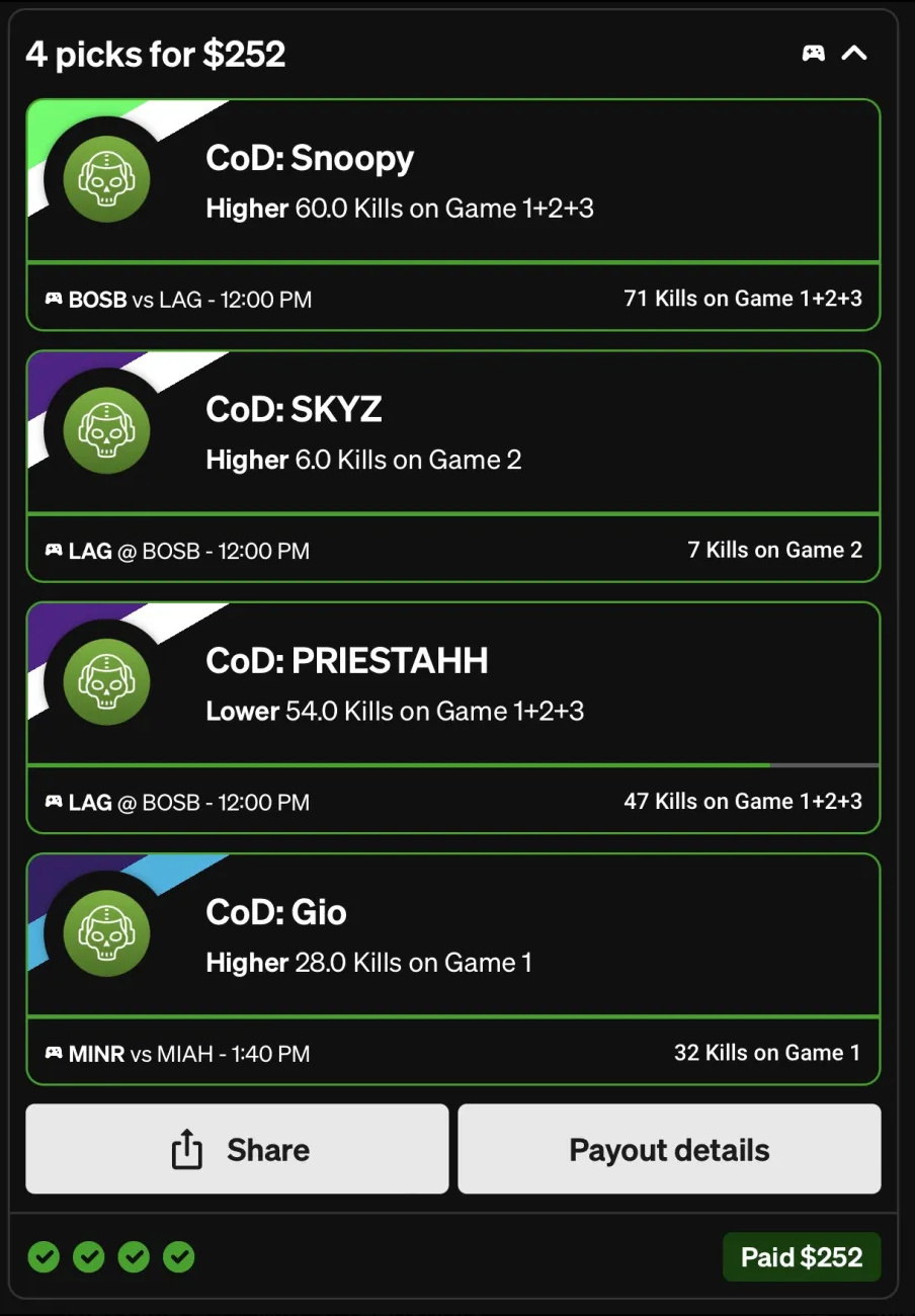 CODPicks W1